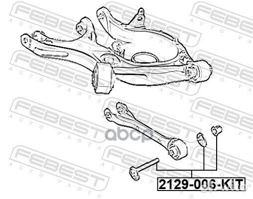 Болт с эксцентриком ремкомплект ford edge (USA)