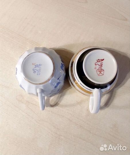 Отдельные предметы чайного сервиза СССР Вербилки