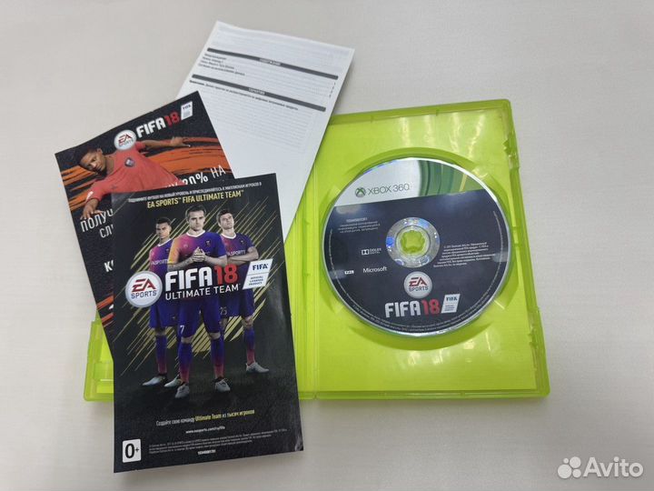 Диск xbox 360 FIFA 18 Лицензия