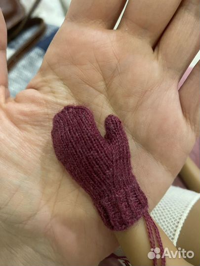 Комплект варежки и носки для куклы