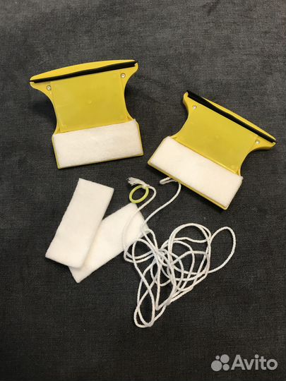 Магнитная щётка для мытья окон с двух сторон