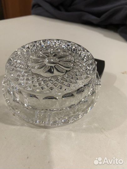 Хрустальная пепельница Богемия