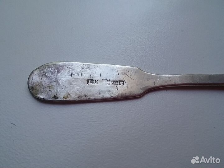 Серебряная старинна ложка