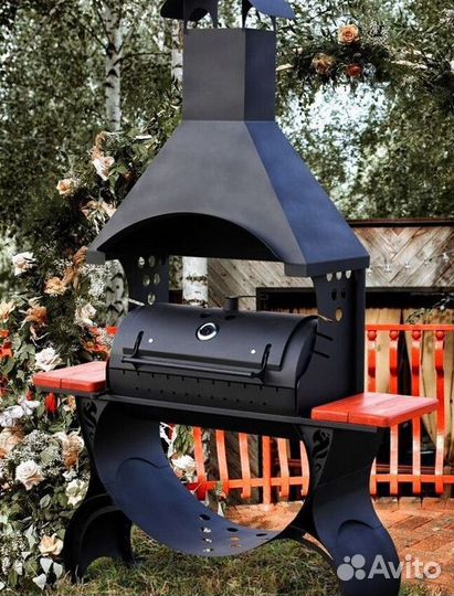 Мангал коптильня
