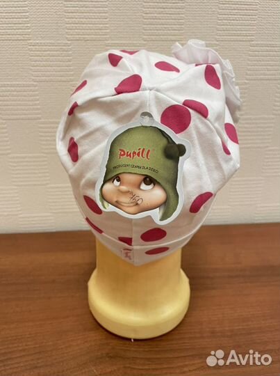 Шапка для девочки 52-54 весна-лето ноаая