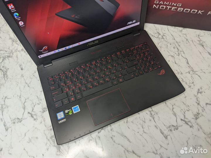 Игровой ноутбук Asus ROG GL552 GTX960m/SSD/ram 8gb