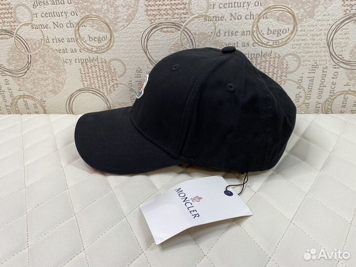 Бейсболка moncler чёрная