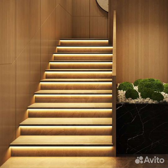 Подсветки ступеней лестниц с датчиком движения