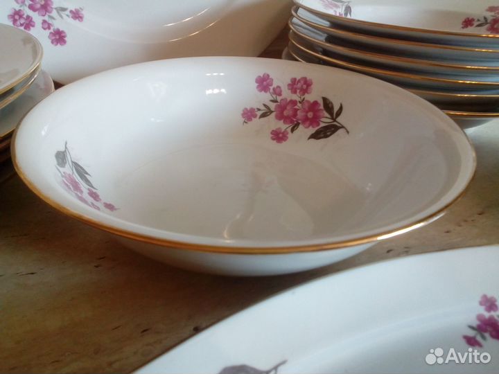 Столовый сервиз на 6 персон без супницы Дулево