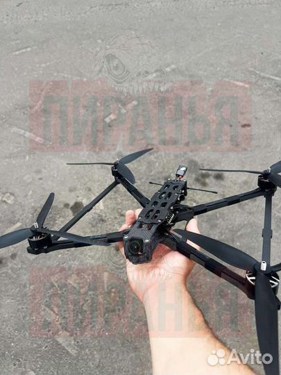 Квaдpокоптеp фпв рiranha 10 дюймов