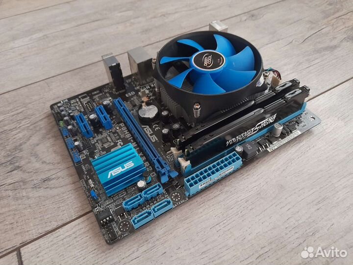 Материнская плата 1155 с i5 и 8гб озу