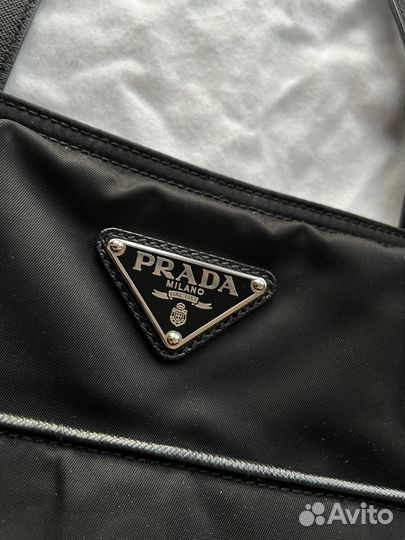 Сумка шоппер тоут prada re-nylon tote bag оригинал