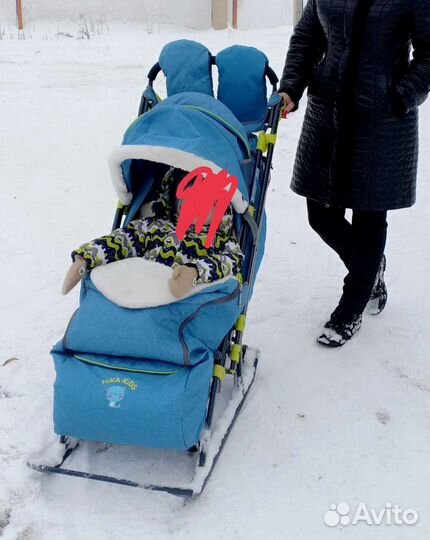 Санки коляска ника
