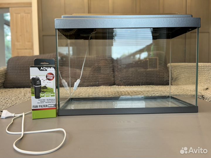 Аквариум для рыбок 45 л с фильтром