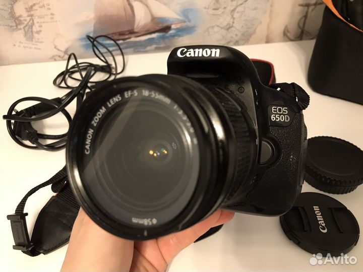 Зеркальный фотоаппарат Canon 650d