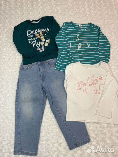 Вещи на девочку для дома, дачи 98-104