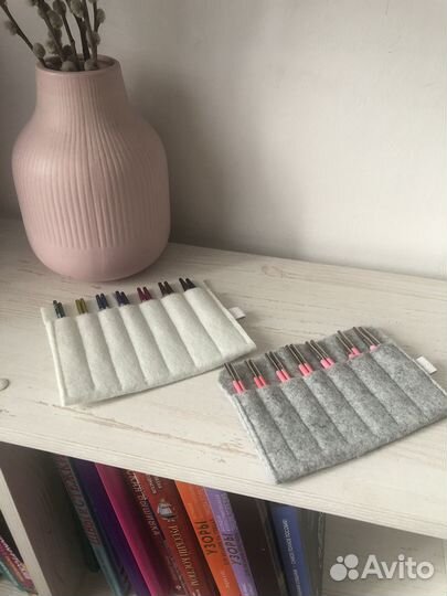 Проектные сумки для вязания и органайзер для спиц