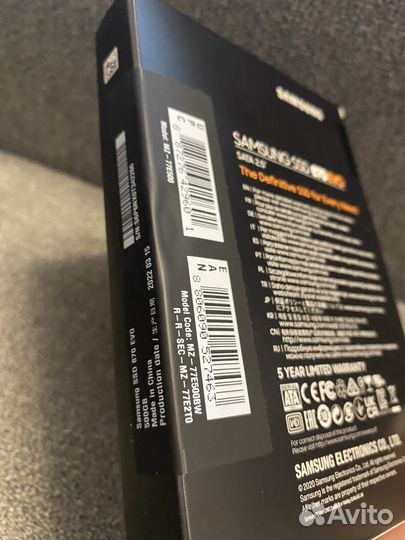 Накопитель Samsung SSD 870 EVO новый