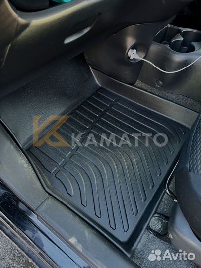 Ковры в салон 3D Kamatto Nissan March 2011-2020г