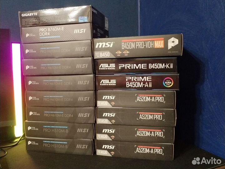 Новые материнские платы с гарантией