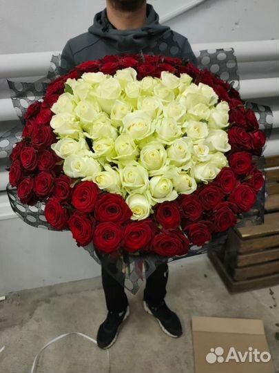 101 роза премиум