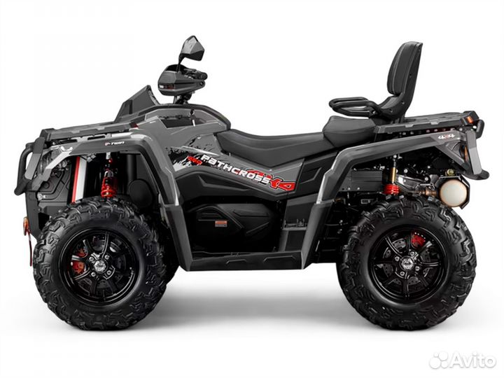 Квадроцикл Odes ATV650 двухместный серый