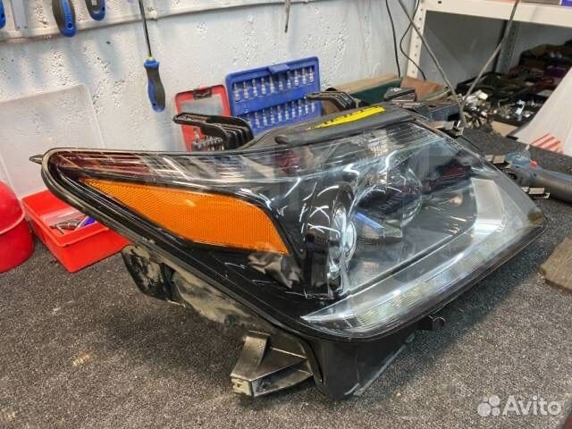 Фара Lexus LX570 чёрная Anniversary Edition