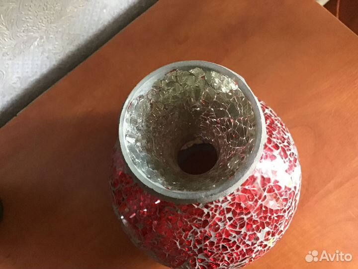 Декоративная ваза стекло Франция