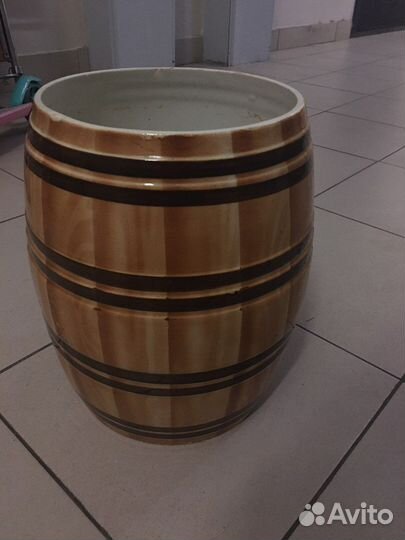 Бочонок керамический