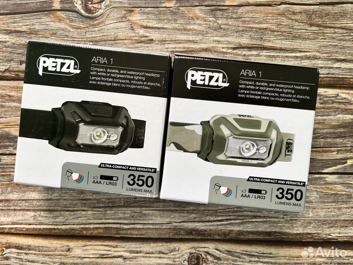 Налобный фонарь Petzl Aria 1 RGB 350 (Новый)