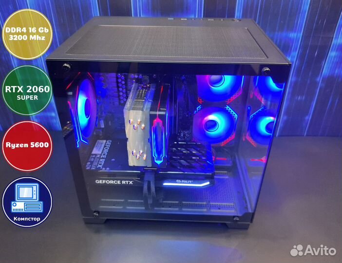 Сборка пк AMD5600-RTX2060SUP-16DDR4-DBC0271549-A520