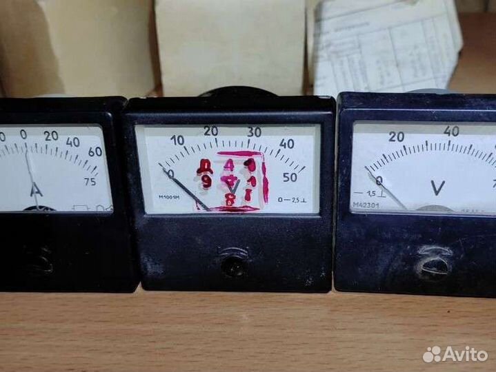 Амперметры, вольтметры СССР