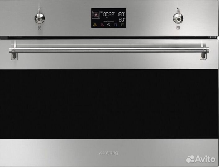 Компактный духовой шкаф с паром Smeg so4302s3x