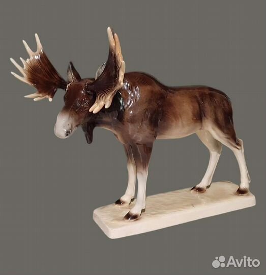Лось фарфор Германия Hertwig