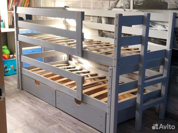 Детская двухъярусная кровать Софа 2(выкатная)