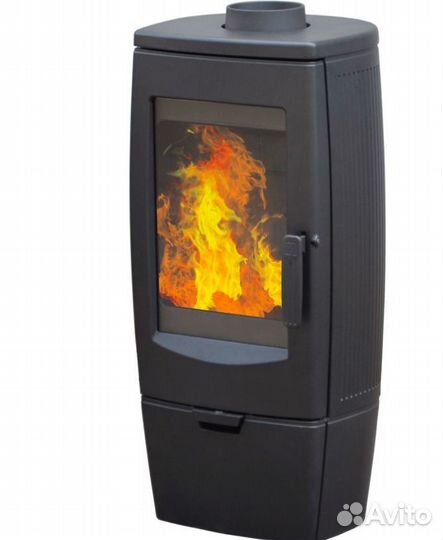 Печь gala, черная (plamen)