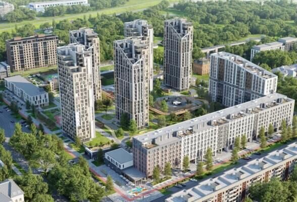 1-к. квартира, 43,2 м², 9/23 эт.