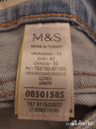 Джинсы M&S Mark&Spencer р.14