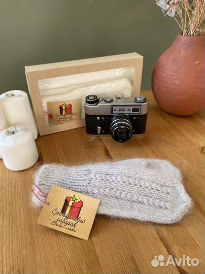 Варежки пуховые носки платки оптом