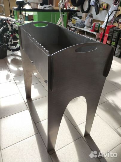 Мангал разборный с рисунком под заказ