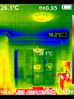 Аренда тепловизора HTi, HT-19+, IR камера