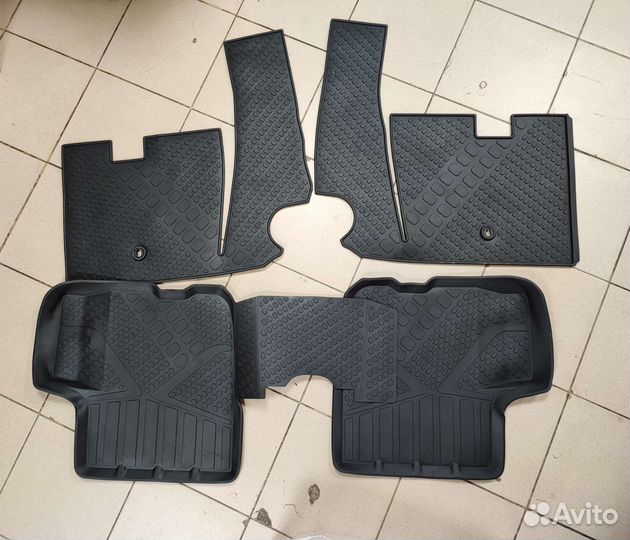 Ковры салона LADA Largus (Largus Cross) FL 7 мест