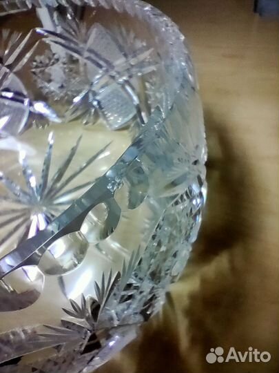 Хрустальная ваза под фрукты Bohemia