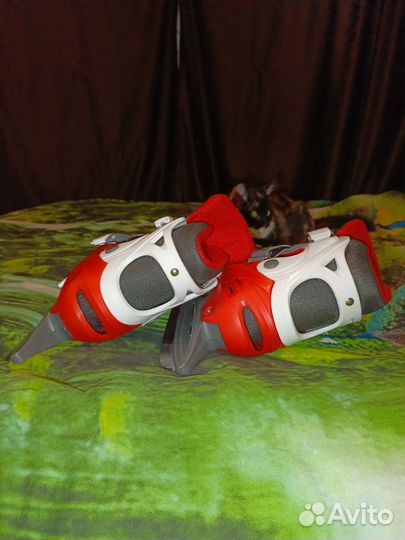 Коньки детские раздвижные размер 35-38