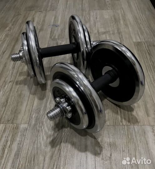 Гантели разборные kettler по 16.5 кг