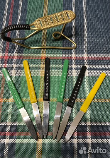 Набор ножей для фруктов, ложки для салата