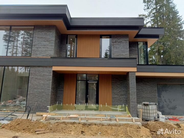 Фасадная реечная панель дпк