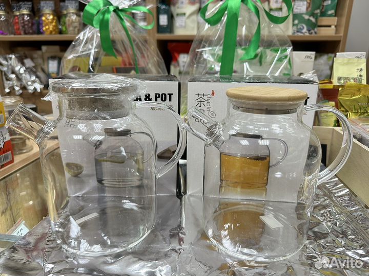 Чайник большой заварочный бочонок 1800 мл 1,8 л