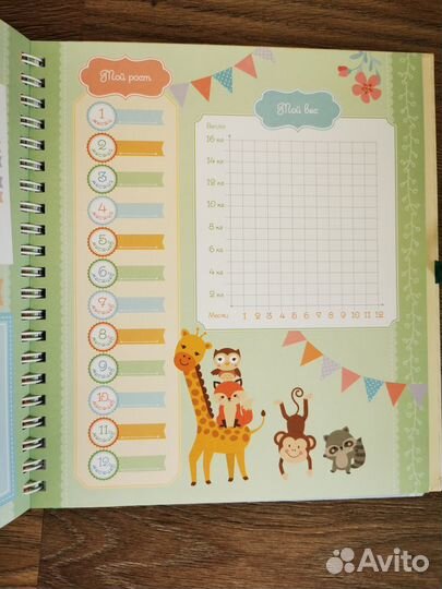 Фотоальбом с заметками о малыше. Мой первый год