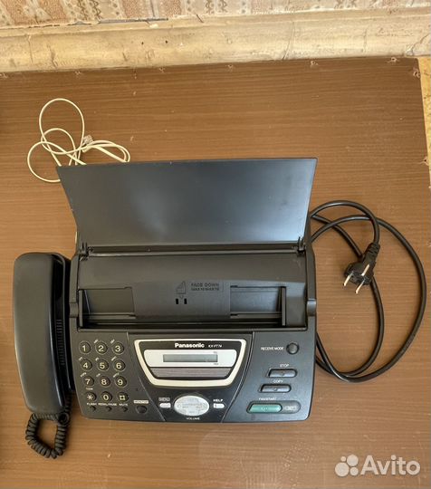 Телефон-факс Panasonic и телефонный аппарат Telink